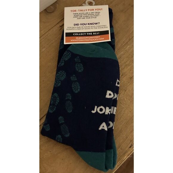 Funny Feet Dad Joke Socks - Picture 2 of 5